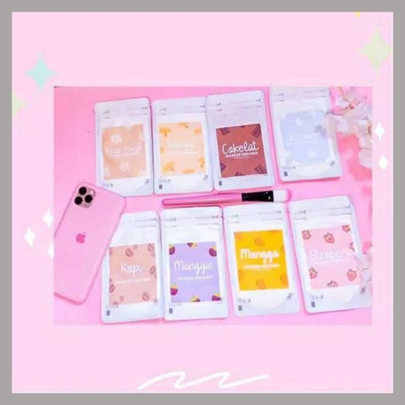 MASKER ORGANIK 15 GRAM / MASKER ORGANIC  FACE MASK / MASKER BUBUK / MASKER WAJAH