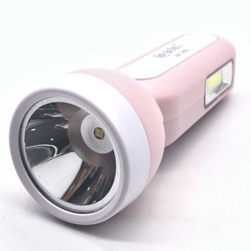 Senter Cas Tangan Super Terang Usb Charger Baterai Lhitium Led 10w Aoki AK- 345L