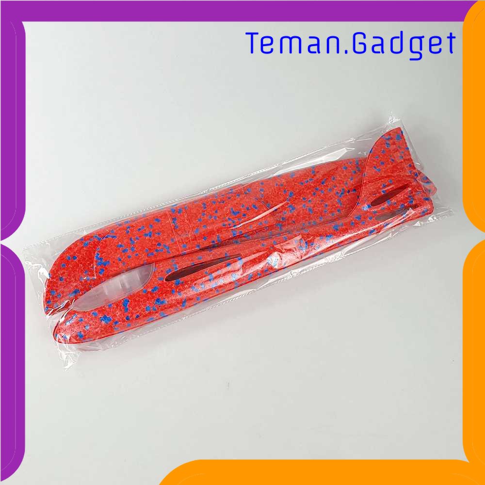 TG-MAN GOROCK Mainan Pesawat DIY Hand Throw Foam Aeroplane Flying Glider - TY0310