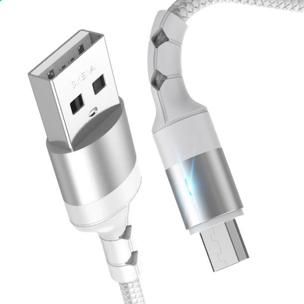 Data Kabel SIKENAI Data Cable CX-8 5A Micro USB Auto Disconnect - Putih