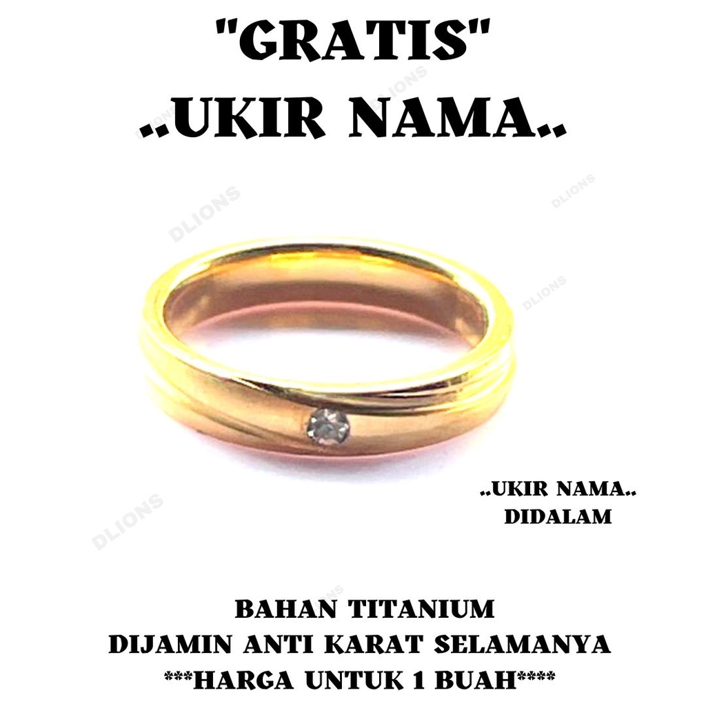 CINCIN NAMA,CINCIN TITANIUM,CINCIN UKIR NAMA,CINCIN PASANGAN,CINCIN ANTI KARAT,FREE UKIR NAMA