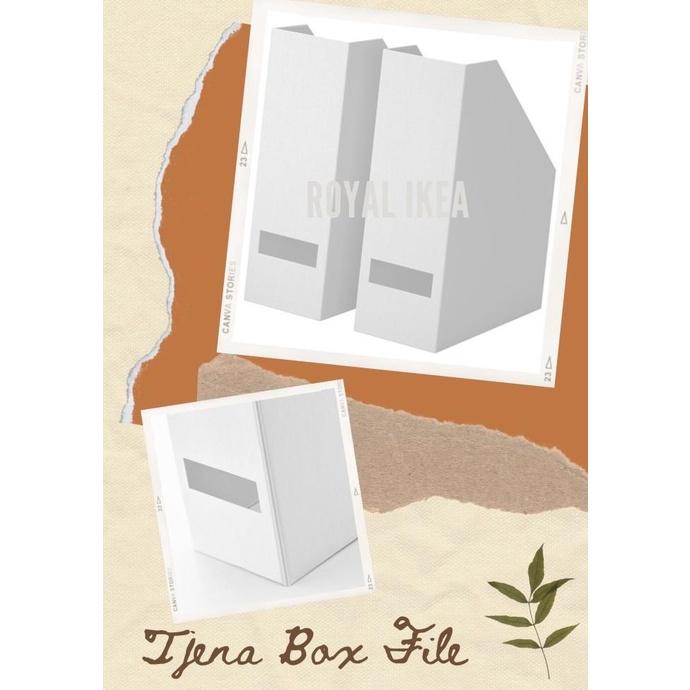 

2 Pcs Box File Majalah Putih IKTjena Box File White 30x25x10