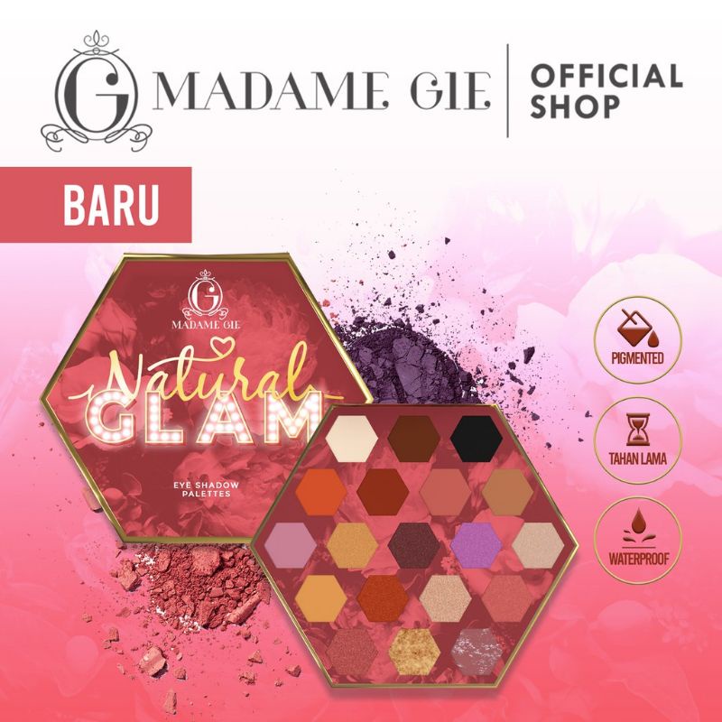 Eyeshadow Pallete Madam Gie Natural Glam