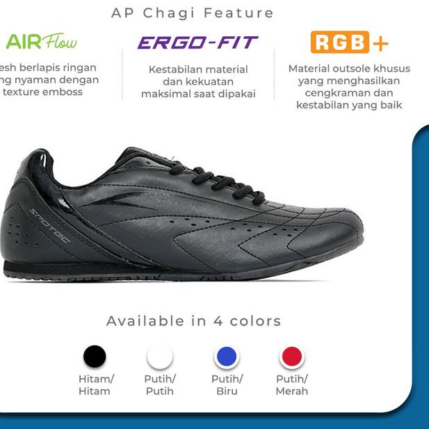 SPOTEC Sepatu Taekwondo Aero Hitam - Hitam - 38