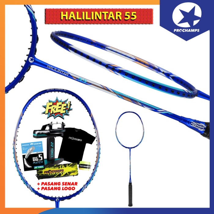 PROCHAMPS Halilintar 55/66/77/88/99 Raket Badminton Original