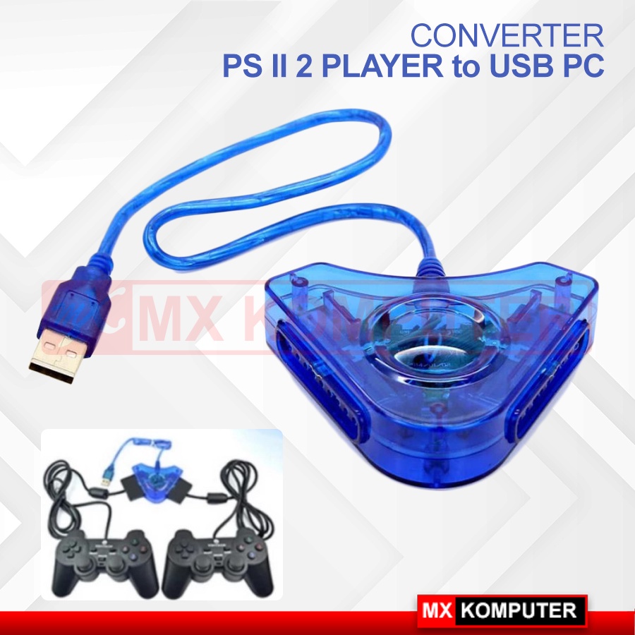 Converter Joystick PS2/PS3 to Usb PC (2 Player)