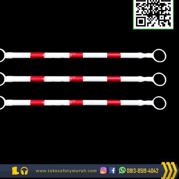 

Retractable Cone Bar / Penghalang jalan - Merah Putih