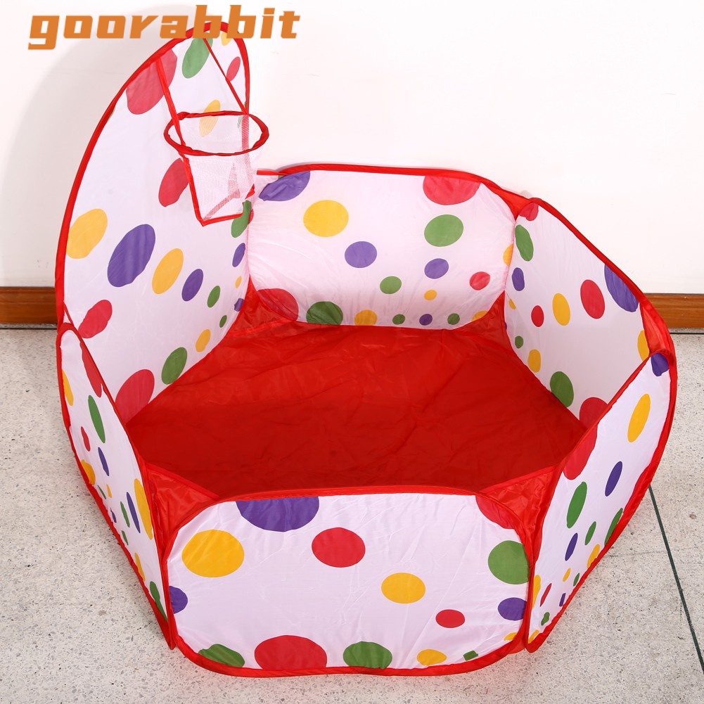 Goor Mainan Tenda Lipat Bentuk Kelinci Dengan Ring Untuk Bayi / Anak