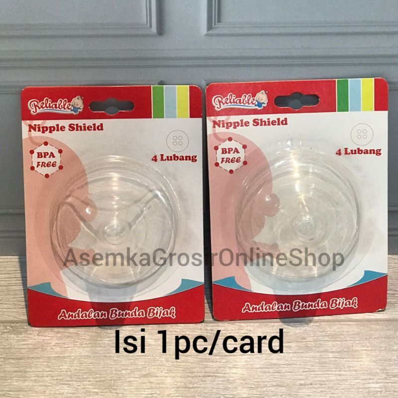 SAMBUNG ASI NIPPLE SHIELD SILIKON Reliable Zippy