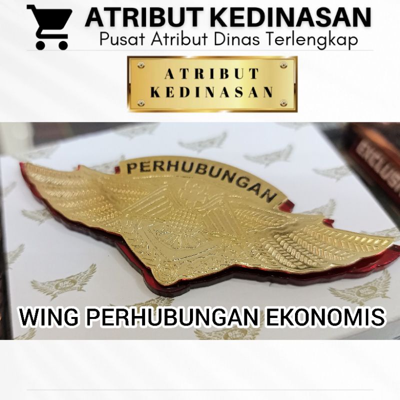 wing Dishub perhubungan etching BAC ATRIBUT