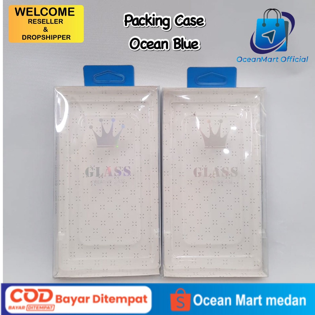 Universal Packing Box Mika Ocean Blue Fashion Case Handphone Termurah