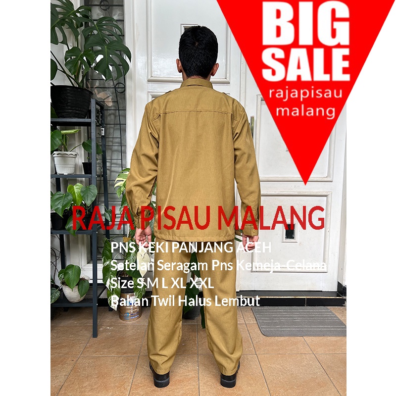 RPM Pns keki Seragam Pemda pria lengan panjang YD