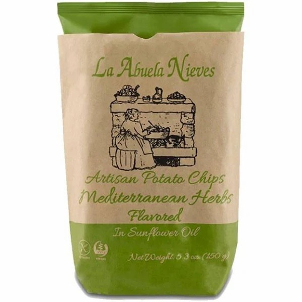 

LA ABUELA NIEVES Mediterranean Herbs Flavored 150gr Keripik Kentang