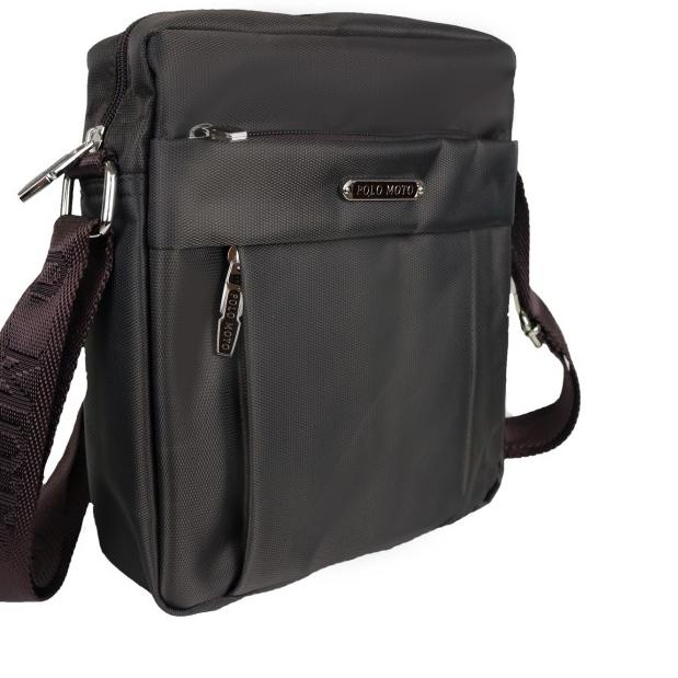 Polo Power 012S Tas Slempang Pria Sling bag Import Tas Polo Original - Cokelat, Medium