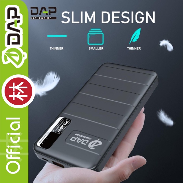 DAP D-PD211W PowerBank 10000mAh PD20W QC3.0 Dual Input Type C Micro