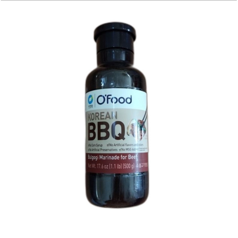 

O FOOD BARBEQUE BULGOGI SAUCE FOR BEEF 500 GR