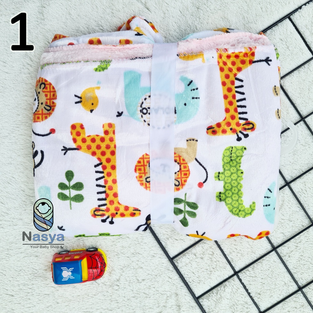 [R-021] Selimut Bayi Carter's double fleece blanket/selimut baby boy &amp; girl