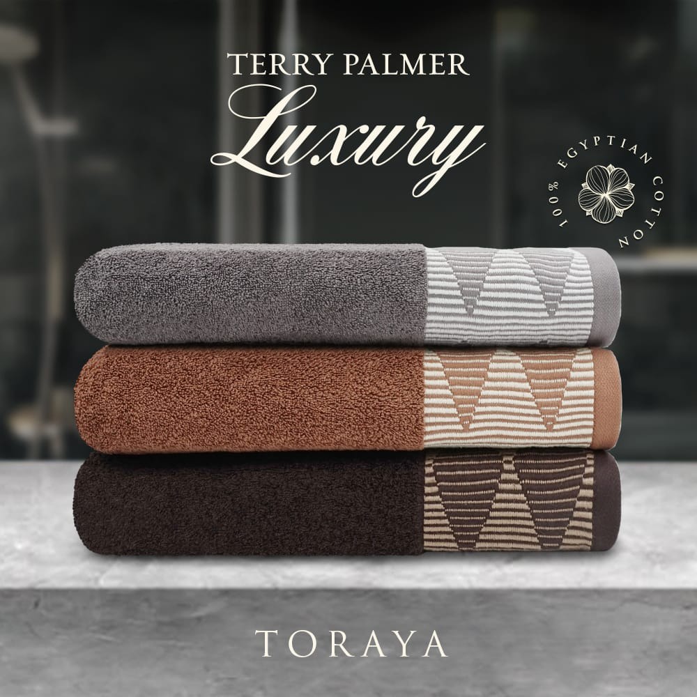 Handuk Mandi Dewasa Terry Palmer Luxury Egyptian Toraya ukuran 70 x 140 cm