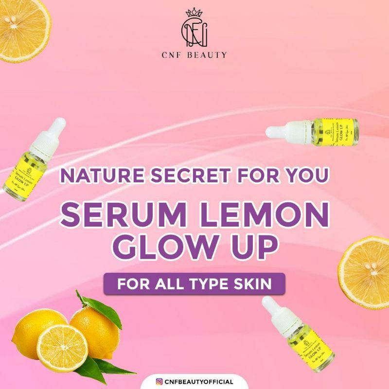 SERUM GLOW UP LEMON BY CNF BEAUTY/SERUM CNF BEAUTY/SERUM GLOWING/serum pencerah