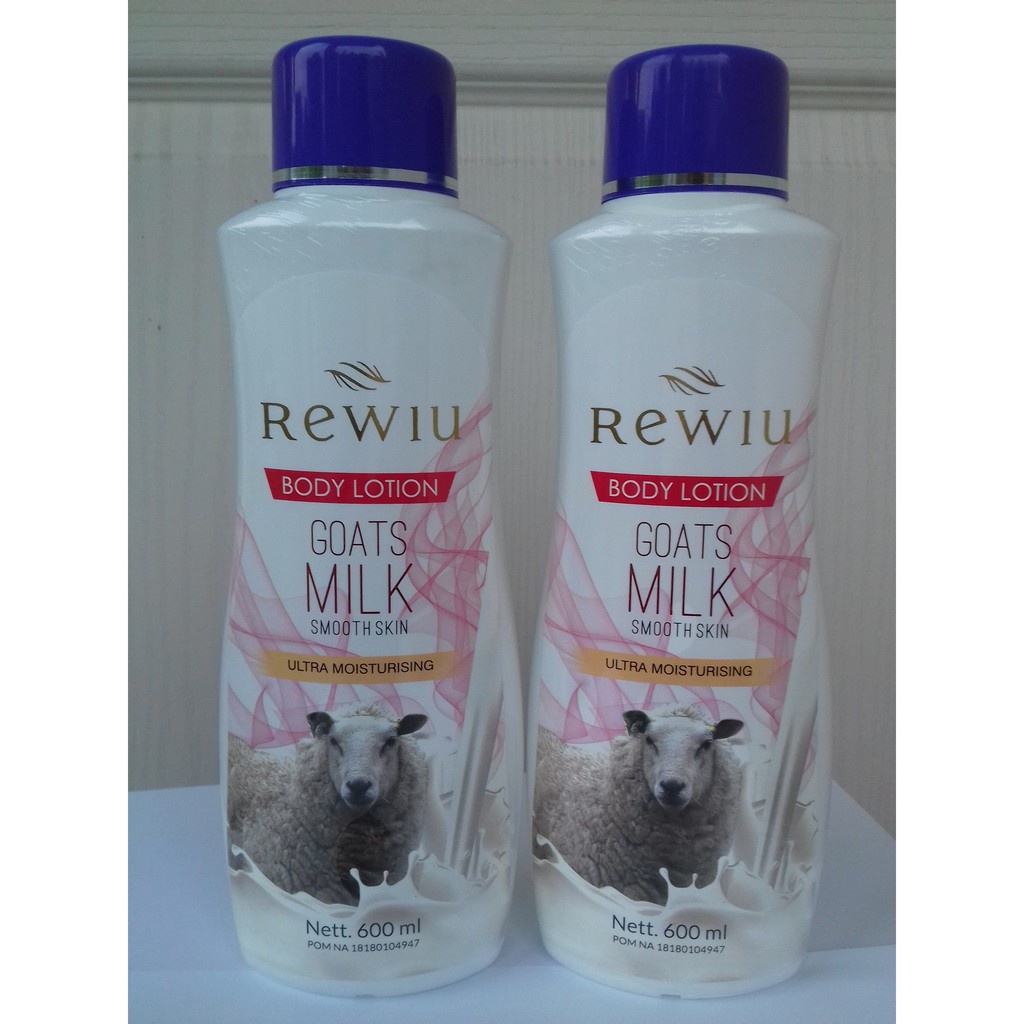 ⭐BAGUS⭐ REWIU Hand &amp; Body Lotion 600ml / Rewiu Lotion Floral | Goats Milk