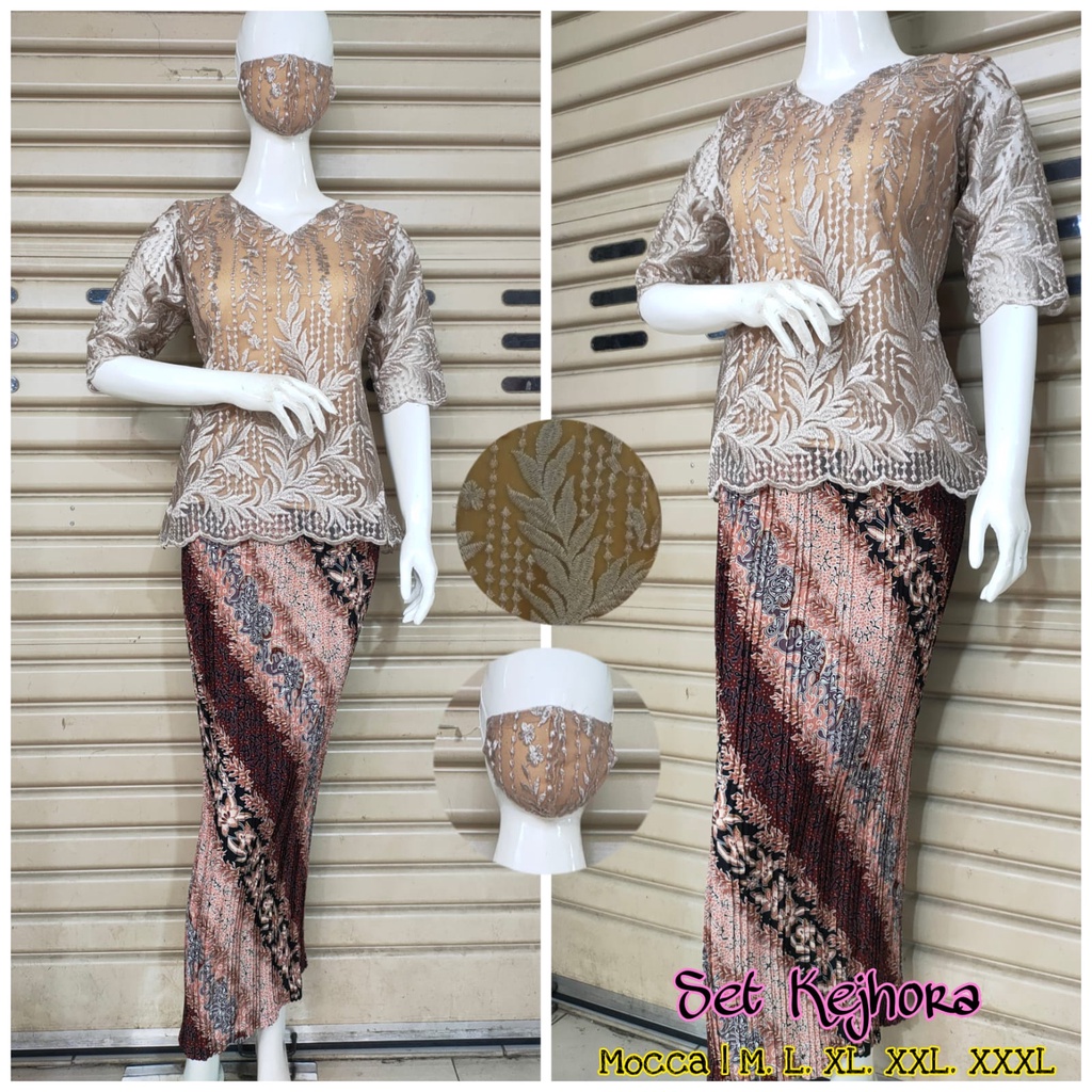 Permata Olshop / Kebaya Set Kejhora LK / Kebaya Modern / Kebaya Pendek / Kebaya Wisuda / Kebaya Remaja