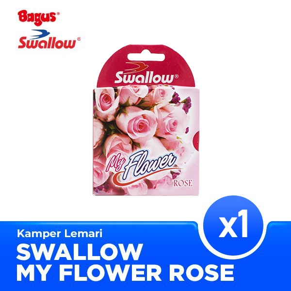 Ktmstore Kamper baju kapur barus pakaian anti jamur Swallow My Flower Rose