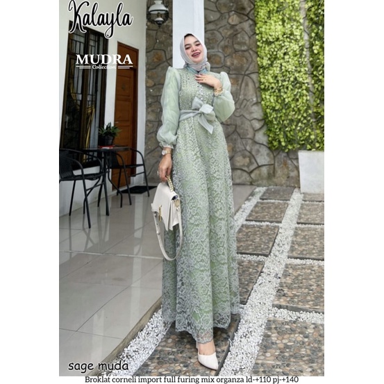 KALAYLA NAFEEZA GAMIS DRESS KONDANGAN By Mudra
