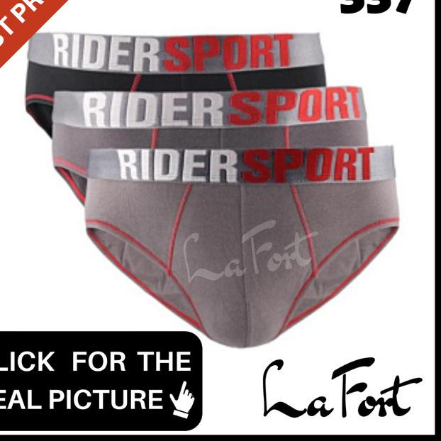 Celana Dalam Rider Sport 337 Pria ORI CD Underwear Cowok Berkualitas - S