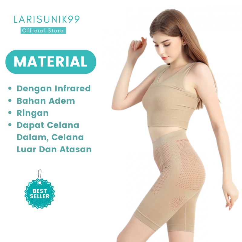 Korset Pembakar Lemak Monalisa Slimming Suit Korset Wanita Perawatan Tubuh Pakaian Dalam