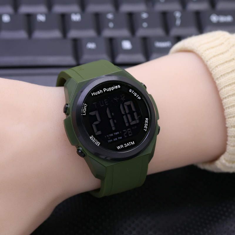 Trending Jam Tangan Hush Puppies Warna Pilihan Pria dan Wanita Digital Tahan Air