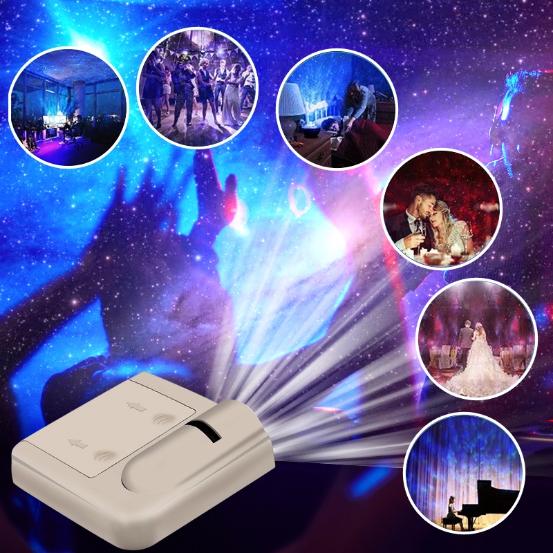 Lampu Proyektor Motif Galaksi Bulan / Bumi Untuk Properti Foto