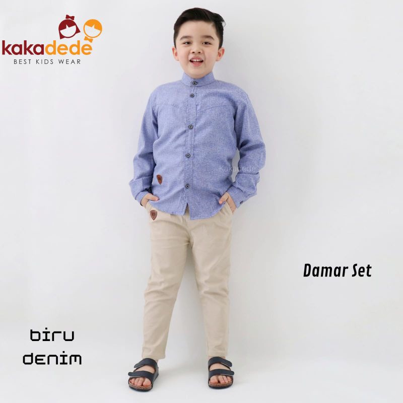 Ready ‼️Setelan Anak Cowok Damar Set by Kakadede