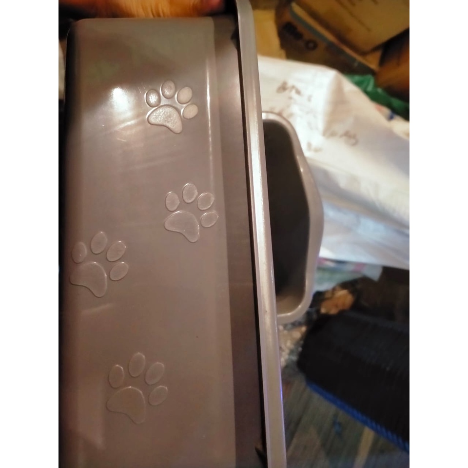 cat litter box M / tempat pasir kucing warna