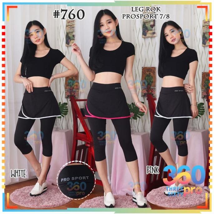 Celana Rok Legging Wanita Sport Olahraga Senam Import /Leging Muslimah