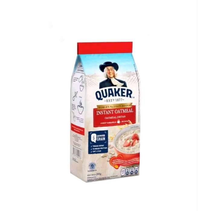 

QUAKER INSTAN OATMEAL 200 gr