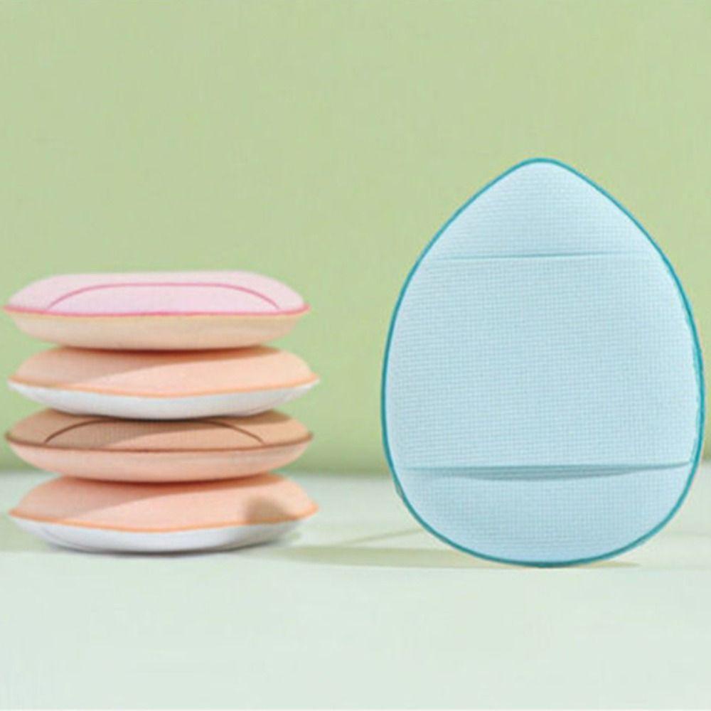 Agustin 7pcs Mini Finger Puff Ujung Jari Wajah Makeup Puff Blush Concealer Cushion Kering Basah Dual-use Makeup Sponge