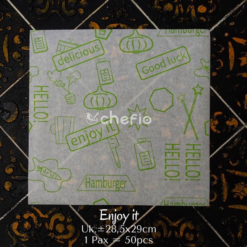 WAX PAPER 18X18 ISI 50 PCS