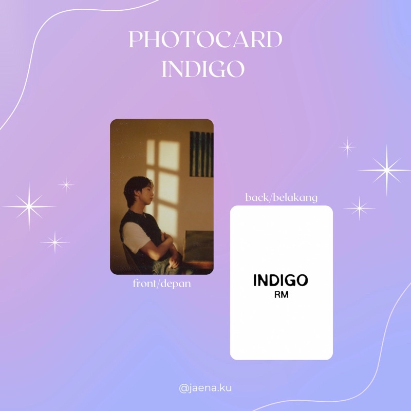 [BTS] PHOTOCARD INDIGO NAMJOON SOLO ‼️BACA DESKRIPSI‼️