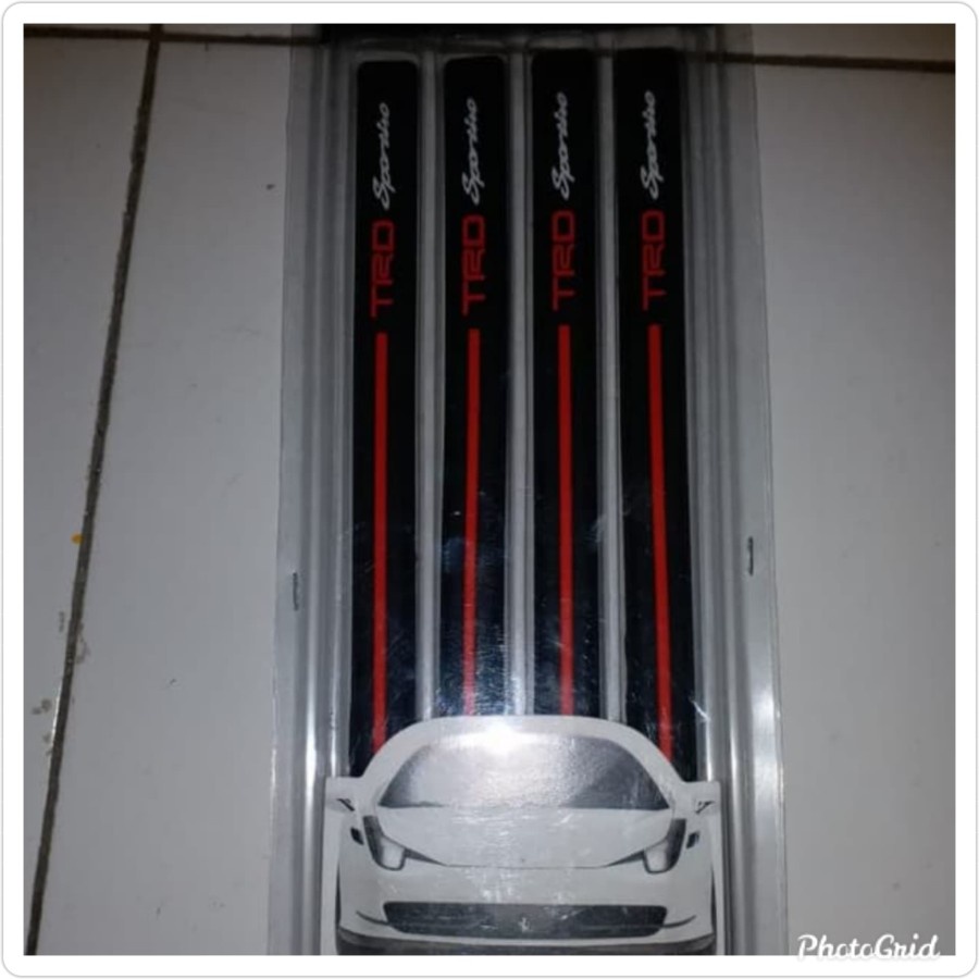 Door Guard Pintu Mobil TRD / Pengaman Pintu Mobil Hitam