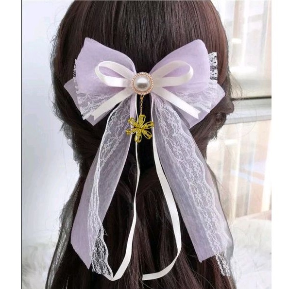 korean ribbon brooch // pita lightstick aplikasi hiasan dekorasi