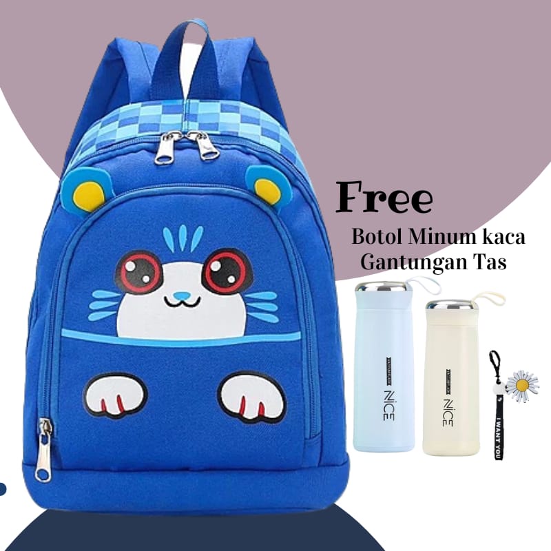 BUNNY - Tas Ransel Anak Sekolah Karakter Fashion Kids Backpack Cute Casual