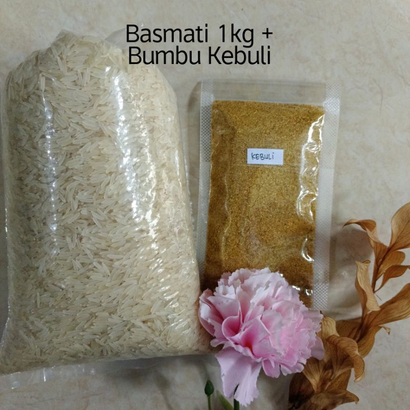 

Beras Basmati 1Kg dengan Bumbu Kebuli, Mandhi, Biryani