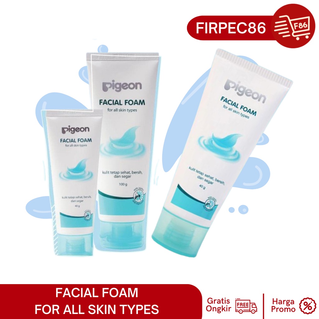 PIgeon Teens, Facial Foam / sabun muka / pembersih wajah untuk semua kulit ukuran 100ml