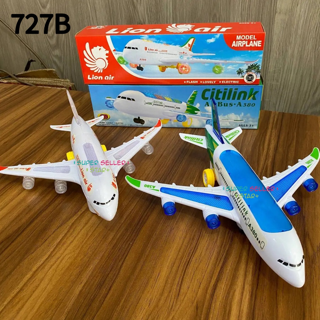 Mainan Anak Laki Laki Pesawat Terbang Citilink Garuda Lion Air Batik Air 727B / 163