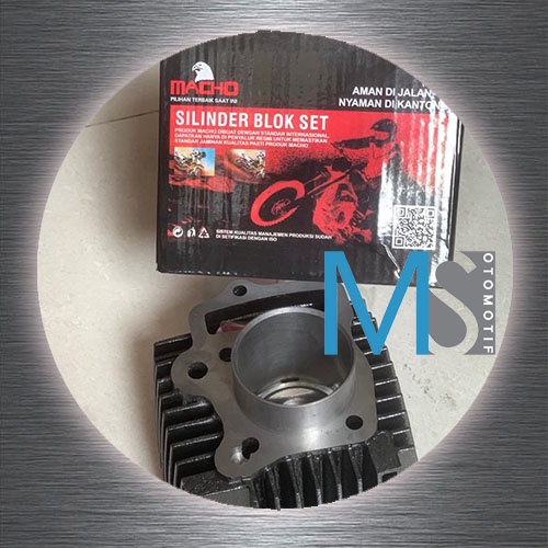 Cylinder / Silinder Block / Blok Seher Assy  Honda Grand / Supra X Old / Win - MS Otomotif