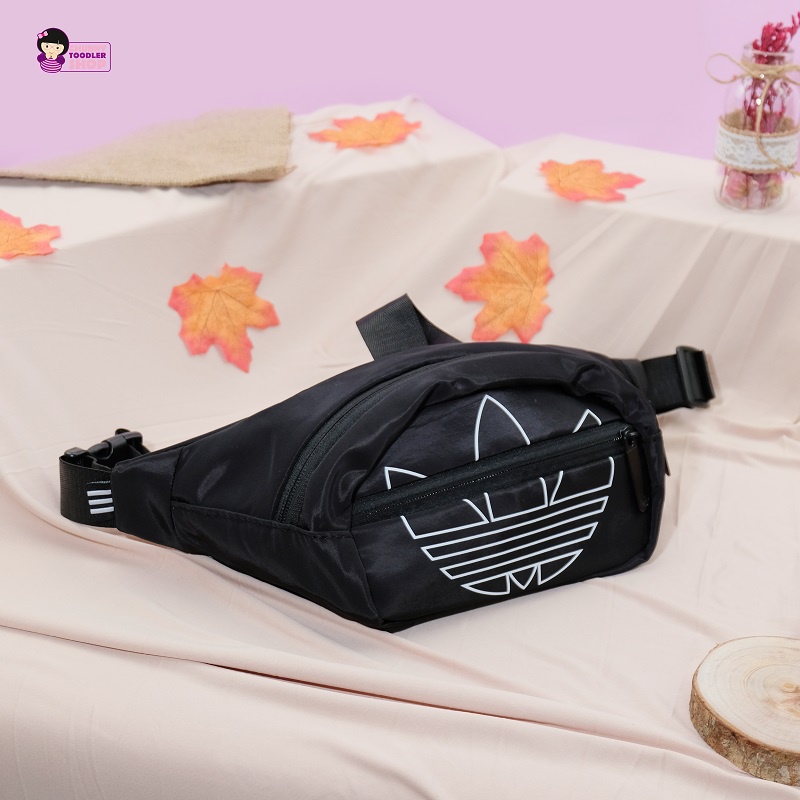 Minipetite BA2221N Tas Pinggang Messenger Tas Waistbag Adidas Sport Tas Olahraga Remaja Wanita Import