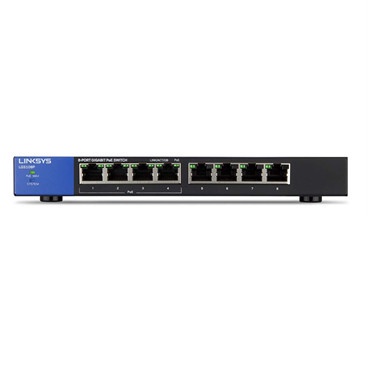 LINKSYS LGS108P-AP 8-Port Desktop Business Gigabit PoE Switch