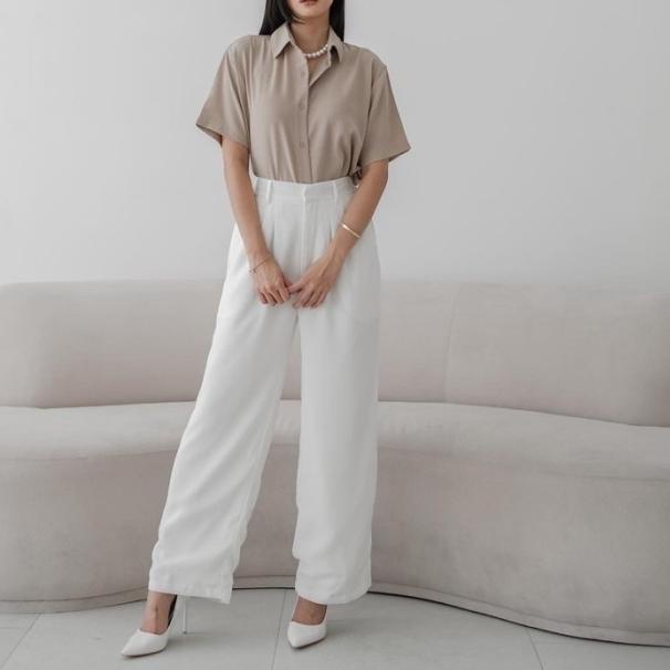 Beige Studio - Loui Pants - Dark Grey, MEDIUM