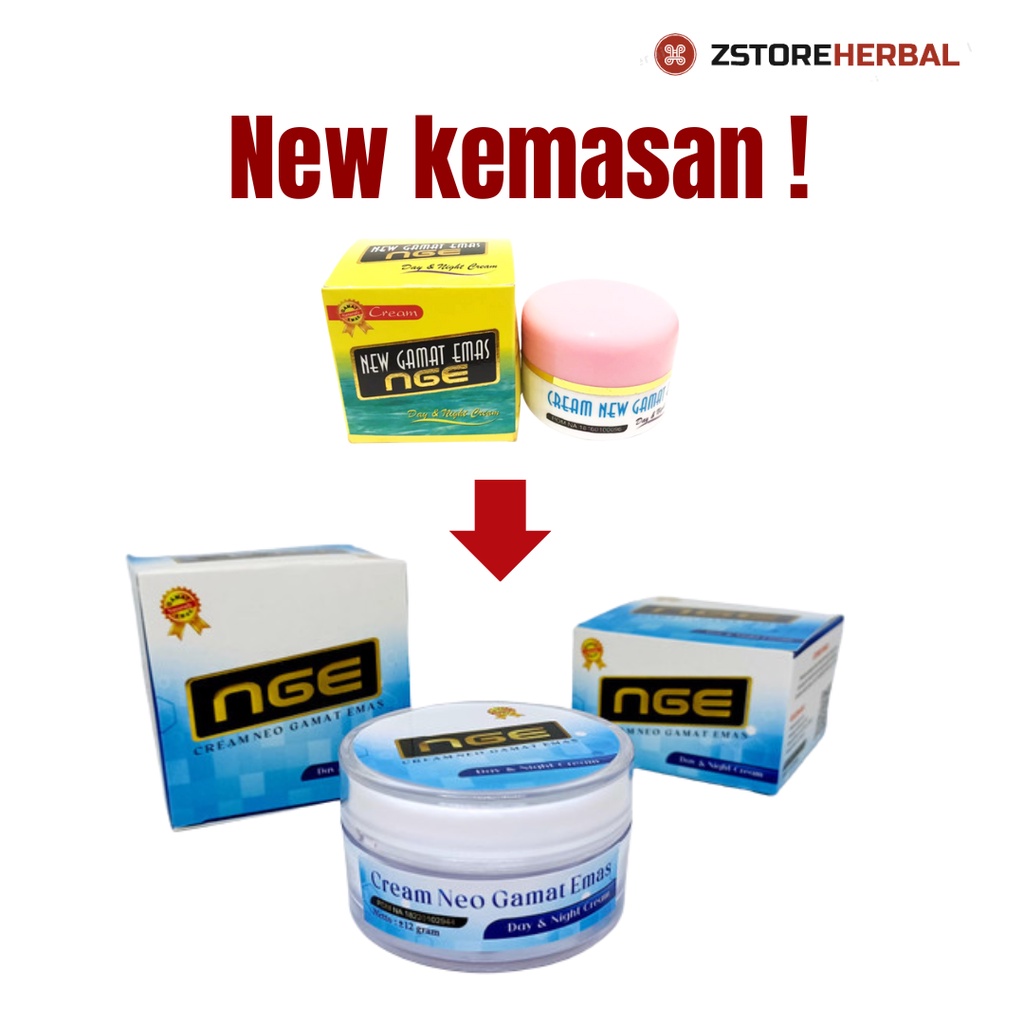 CREAM NGE Neo gamat emas Cream Herbal Wajah 12 g bagus untuk Sebagai antioksidan &amp; anti kanker kulit Berperan baik dalam Meremajakan kulit. Sebagai nutrisi untuk kulit Menjadikan kulit wajah sehat, halus, segar, awet muda &amp; alami. Mengaktifkan pertumbuhan