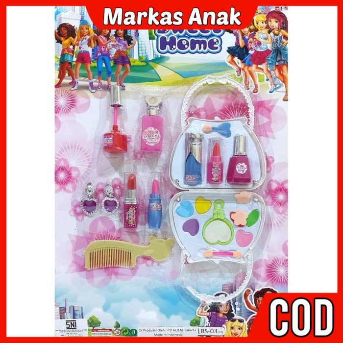 Mainan Anak Anak Umur 3 4 5 6 7 Tahun Hadiah Beauty Salon Make Up No.BS-0319 Murah